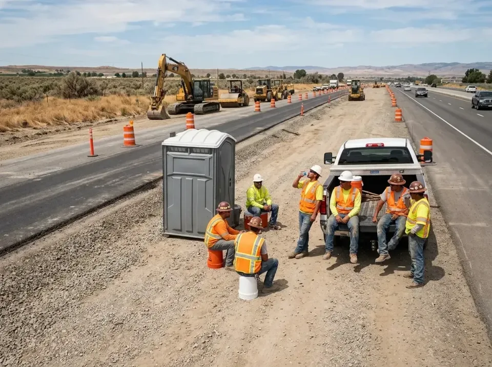 highway-road-construction-crew-007 — frequently asked questions, Porta Potty and Restroom Rentals in Seattle, WA